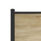 vidaXL Metal Bed Frame without Mattress Sonoma Oak 137x190 cm