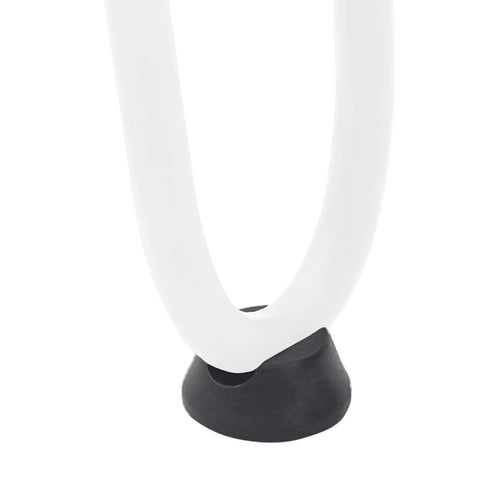 vidaXL Hairpin Legs for Coffee Table 4 pcs White 10 cm Solid Steel