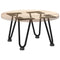 vidaXL Hairpin Table Legs 4 pcs Black 20 cm Solid Steel
