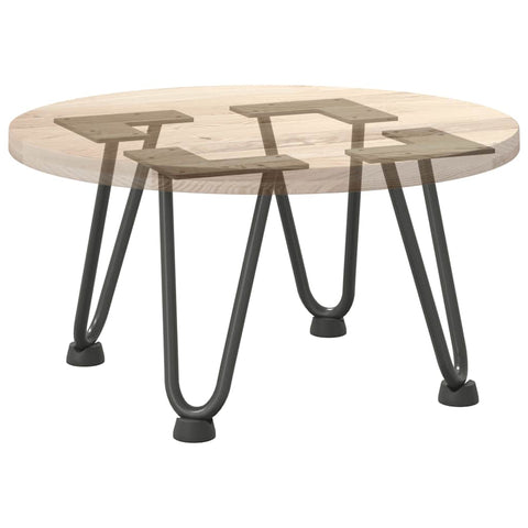 vidaXL Hairpin Legs for Coffee Table 4 pcs Anthracite 20 cm Solid Steel