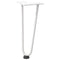 vidaXL Hairpin Legs for Coffee Table 4 pcs White 30 cm Solid Steel