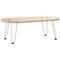 vidaXL Hairpin Legs for Coffee Table 4 pcs White 30 cm Solid Steel