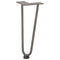vidaXL Hairpin Table Legs 4 pcs Natural Steel 30 cm Solid Steel