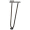vidaXL Hairpin Table Legs 4 pcs Natural Steel 30 cm Solid Steel