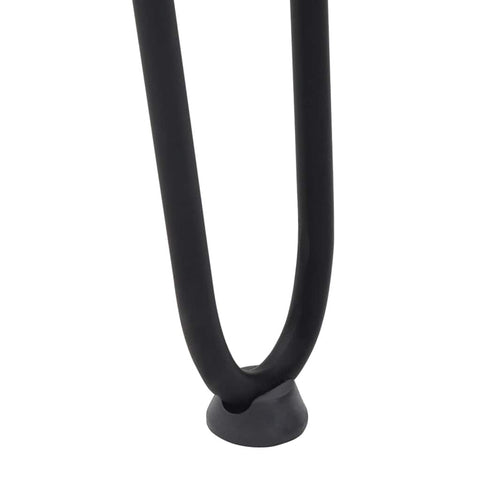 vidaXL Hairpin Legs for Coffee Table 4 pcs Black 42 cm Solid Steel