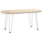 vidaXL Hairpin Legs for Coffee Table 4 pcs White 42 cm Solid Steel