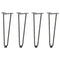 vidaXL Hairpin Legs for Coffee Table 4 pcs Anthracite 42 cm Solid Steel