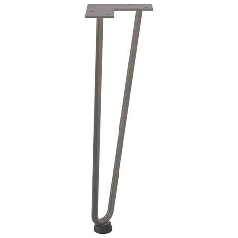 vidaXL Hairpin Legs for Coffee Table 4 pcs Natural Steel 42 cm Solid Steel