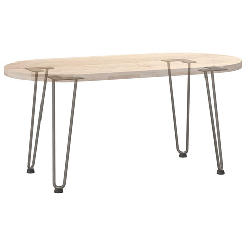 vidaXL Hairpin Legs for Coffee Table 4 pcs Natural Steel 42 cm Solid Steel