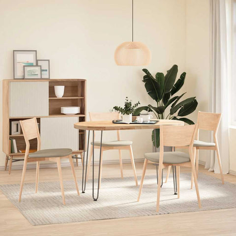 vidaXL Hairpin Table Legs 4 pcs Natural Steel 72 cm Solid Steel