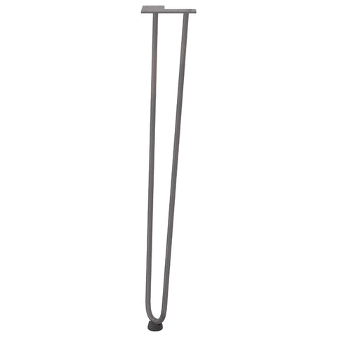 vidaXL Hairpin Table Legs 4 pcs Natural Steel 72 cm Solid Steel