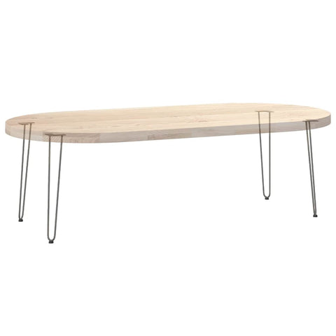 vidaXL Hairpin Table Legs 4 pcs Natural Steel 72 cm Solid Steel