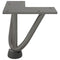 vidaXL Hairpin Table Legs 4 pcs Natural Steel 10 cm Solid Steel