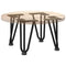 vidaXL Hairpin Legs for Coffee Table 4 pcs Black 20 cm Solid Steel