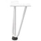 vidaXL Hairpin Table Legs 4 pcs White 20 cm Solid Steel