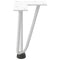 vidaXL Hairpin Table Legs 4 pcs White 20 cm Solid Steel