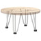 vidaXL Hairpin Table Legs 4 pcs White 20 cm Solid Steel