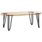 vidaXL Hairpin Table Legs 4 pcs Black 30 cm Solid Steel