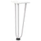 vidaXL Hairpin Legs for Coffee Table 4 pcs White 30 cm Solid Steel