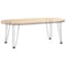 vidaXL Hairpin Legs for Coffee Table 4 pcs White 30 cm Solid Steel