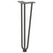 vidaXL Hairpin Table Legs 4 pcs Anthracite 42 cm Solid Steel