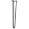 vidaXL Hairpin Table Legs 4 pcs Black 72 cm Solid Steel