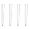 vidaXL Hairpin Table Legs 4 pcs White 72 cm Solid Steel