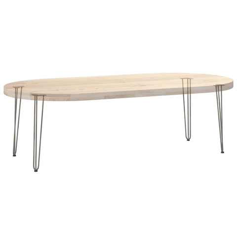 vidaXL Hairpin Table Legs 4 pcs Natural Steel 72 cm Solid Steel