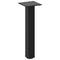 vidaXL Coffee Table Legs 4 pcs Black 30-32 cm Steel