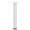 vidaXL Coffee Table Legs 4 pcs White 30-32 cm Steel