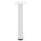 vidaXL Coffee Table Legs 4 pcs White 30-32 cm Steel