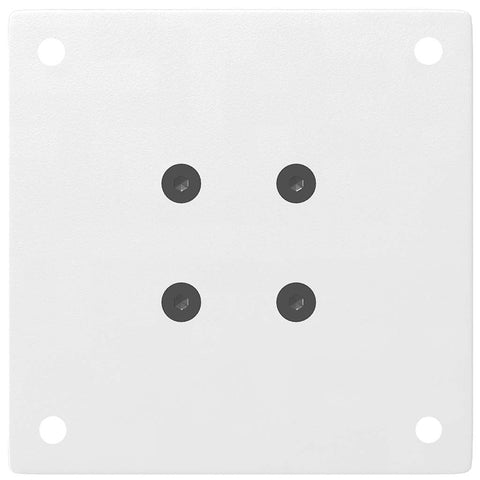 vidaXL Coffee Table Legs 4 pcs White 30-32 cm Steel