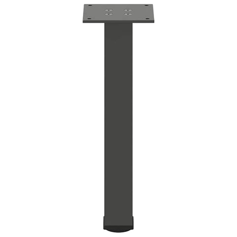 vidaXL Coffee Table Legs 4 pcs Anthracite 30-32 cm Steel