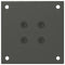 vidaXL Coffee Table Legs 4 pcs Anthracite 30-32 cm Steel