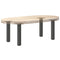 vidaXL Coffee Table Legs 4 pcs Anthracite 30-32 cm Steel