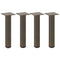 vidaXL Coffee Table Legs 4 pcs Natural Steel 30-32 cm Steel