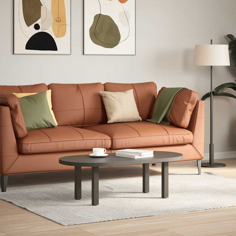 vidaXL Coffee Table Legs 4 pcs Natural Steel 30-32 cm Steel