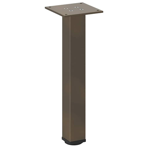 vidaXL Coffee Table Legs 4 pcs Natural Steel 30-32 cm Steel