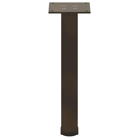 vidaXL Coffee Table Legs 4 pcs Natural Steel 30-32 cm Steel