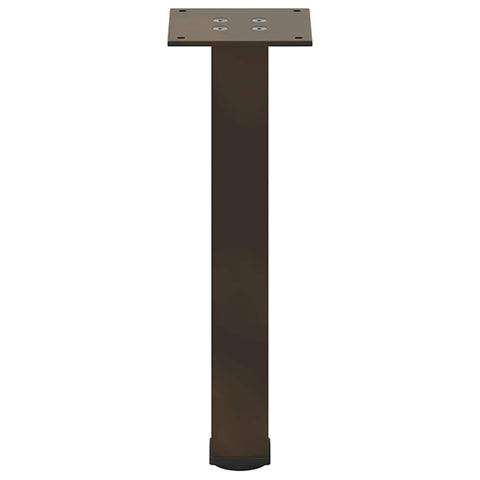 vidaXL Coffee Table Legs 4 pcs Natural Steel 30-32 cm Steel