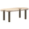 vidaXL Coffee Table Legs 4 pcs Natural Steel 30-32 cm Steel