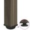 vidaXL Coffee Table Legs 4 pcs Natural Steel 30-32 cm Steel