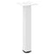 vidaXL Coffee Table Legs 4 pcs White 42-44 cm Steel