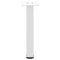 vidaXL Coffee Table Legs 4 pcs White 42-44 cm Steel