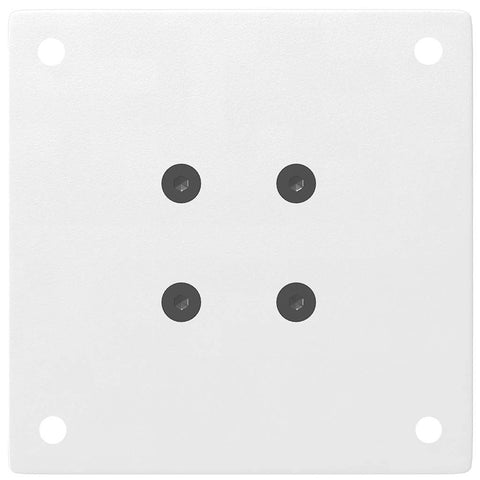 vidaXL Coffee Table Legs 4 pcs White 42-44 cm Steel