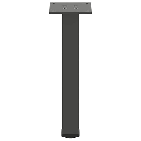 vidaXL Coffee Table Legs 4 pcs Anthracite 42-44 cm Steel