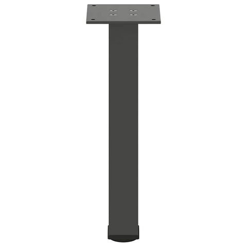 vidaXL Coffee Table Legs 4 pcs Anthracite 42-44 cm Steel