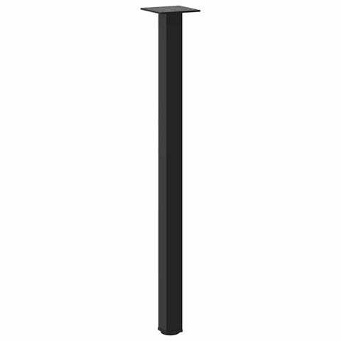 vidaXL Coffee Table Legs 4 pcs Black 72-74 cm Steel