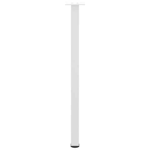 vidaXL Console Table Legs 4 pcs White 72-74 cm Steel
