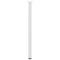 vidaXL Console Table Legs 4 pcs White 72-74 cm Steel